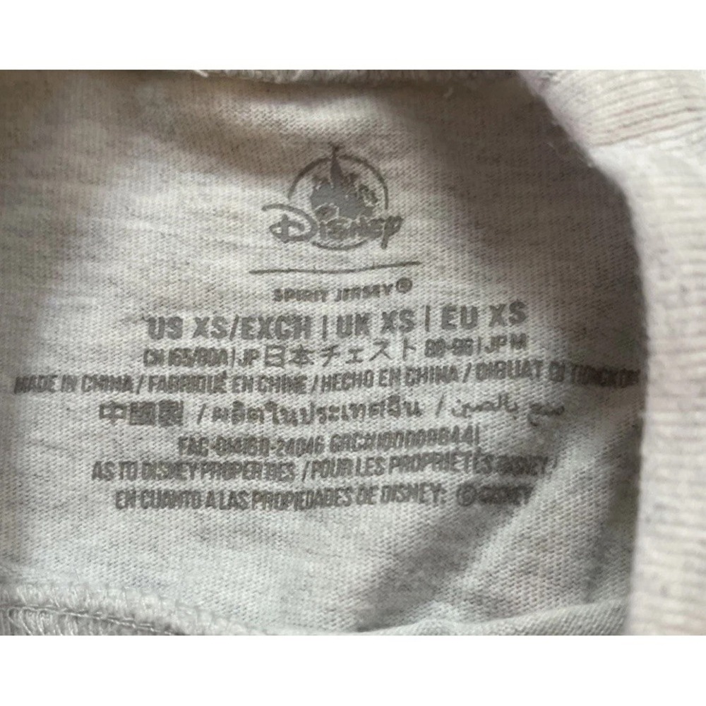 Walt Disney World Crew Neck Pullover Sweatshirt Gray Colored Lettering Back Arms - Picture 5 of 7